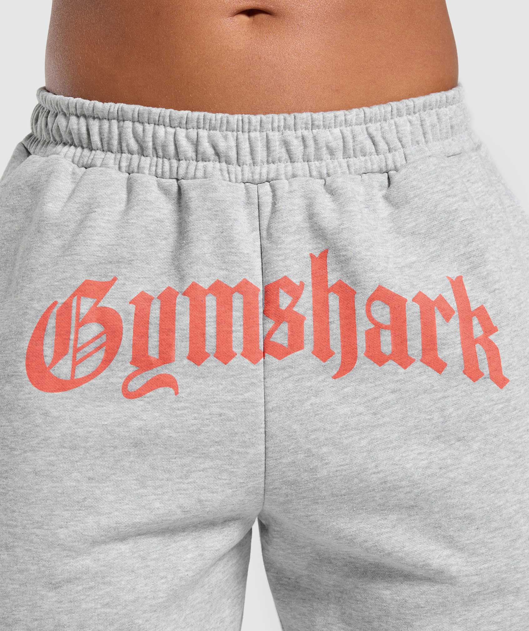 Strength Department Graphic Joggers Light Grey Core Marl