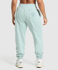 Back Gains Graphic Joggers Morning Blue
