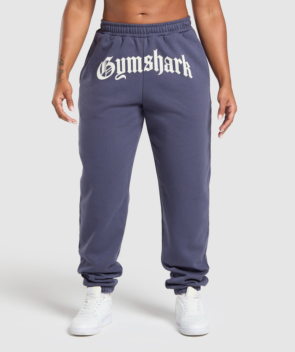 Strength Department Graphic Joggers Weighted Purple