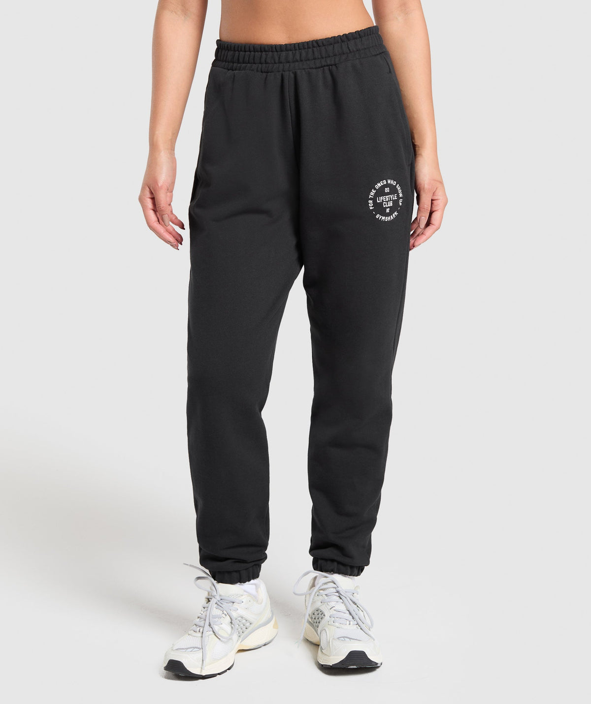 Lifestyle Club Graphic Joggers Black