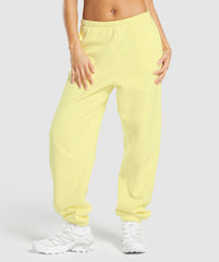 Cosy Fleece Joggers Refresh Yellow