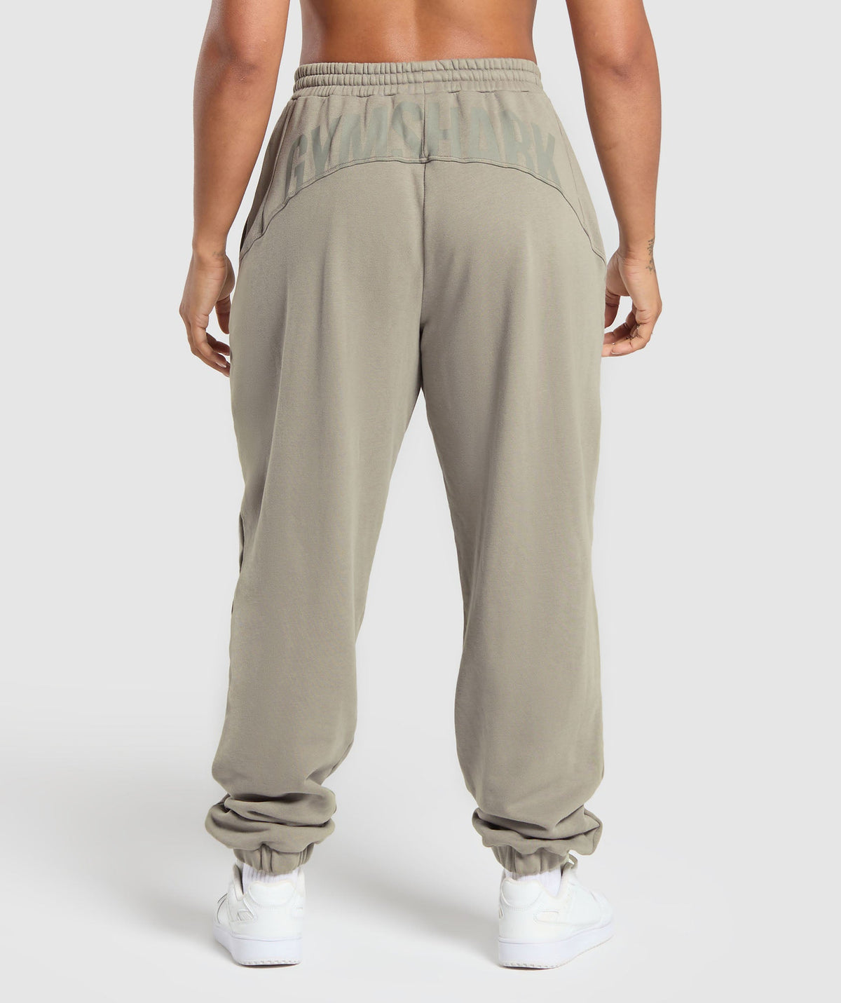 Power Washed Joggers Linen Brown