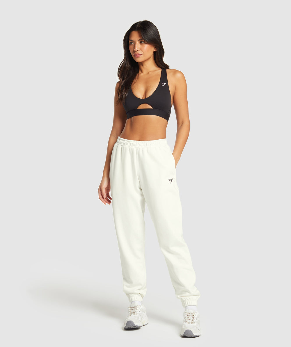 Training Fleece Joggers Soft White