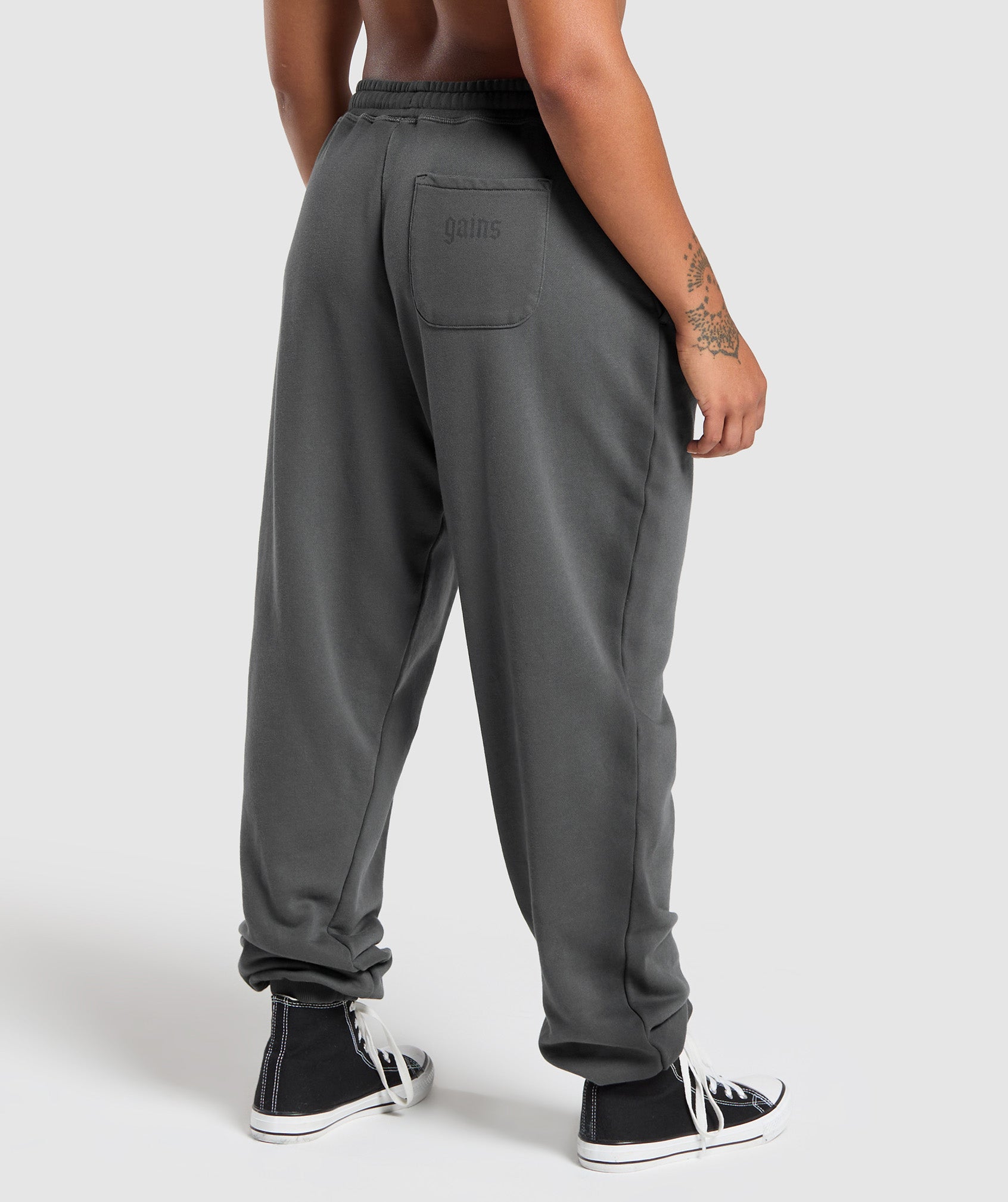Gains Washed Loopback Joggers Grey