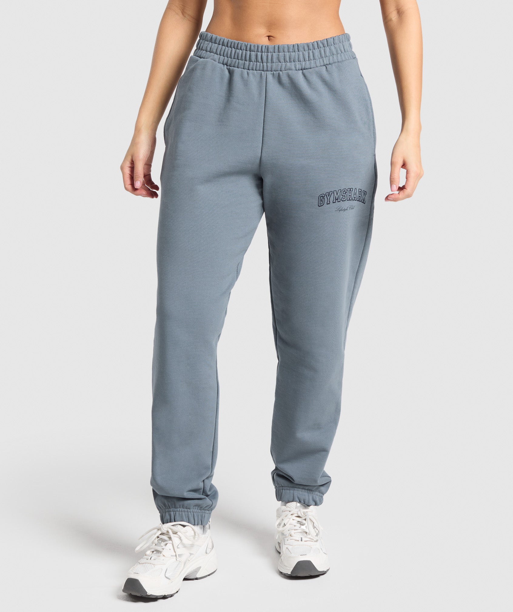 Campus Classics Graphic Joggers Iron Blue