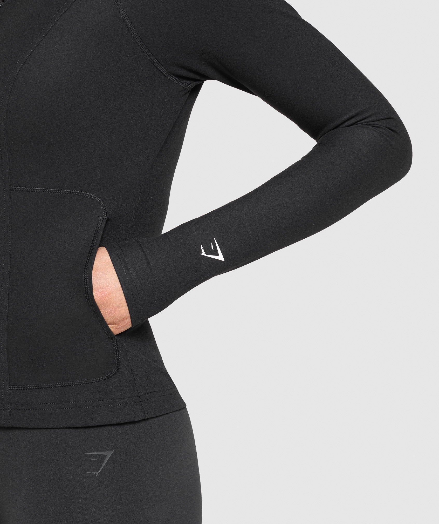 Conditioning Full Zip Jacket Black