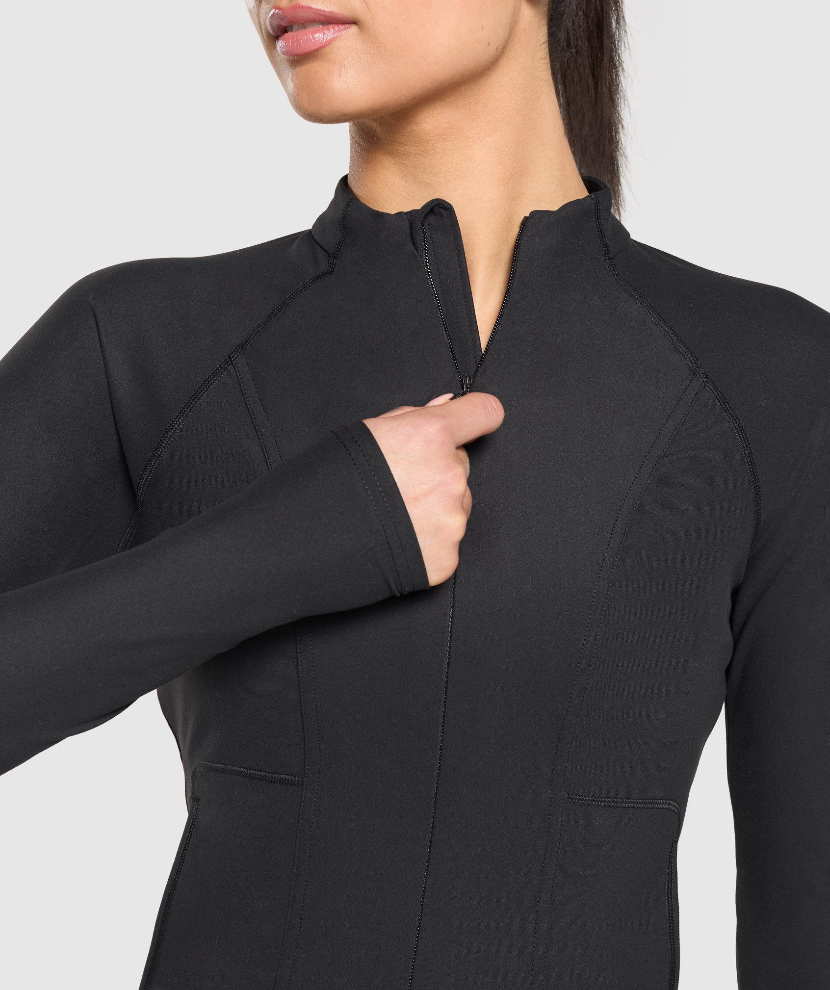 Conditioning Full Zip Jacket Black