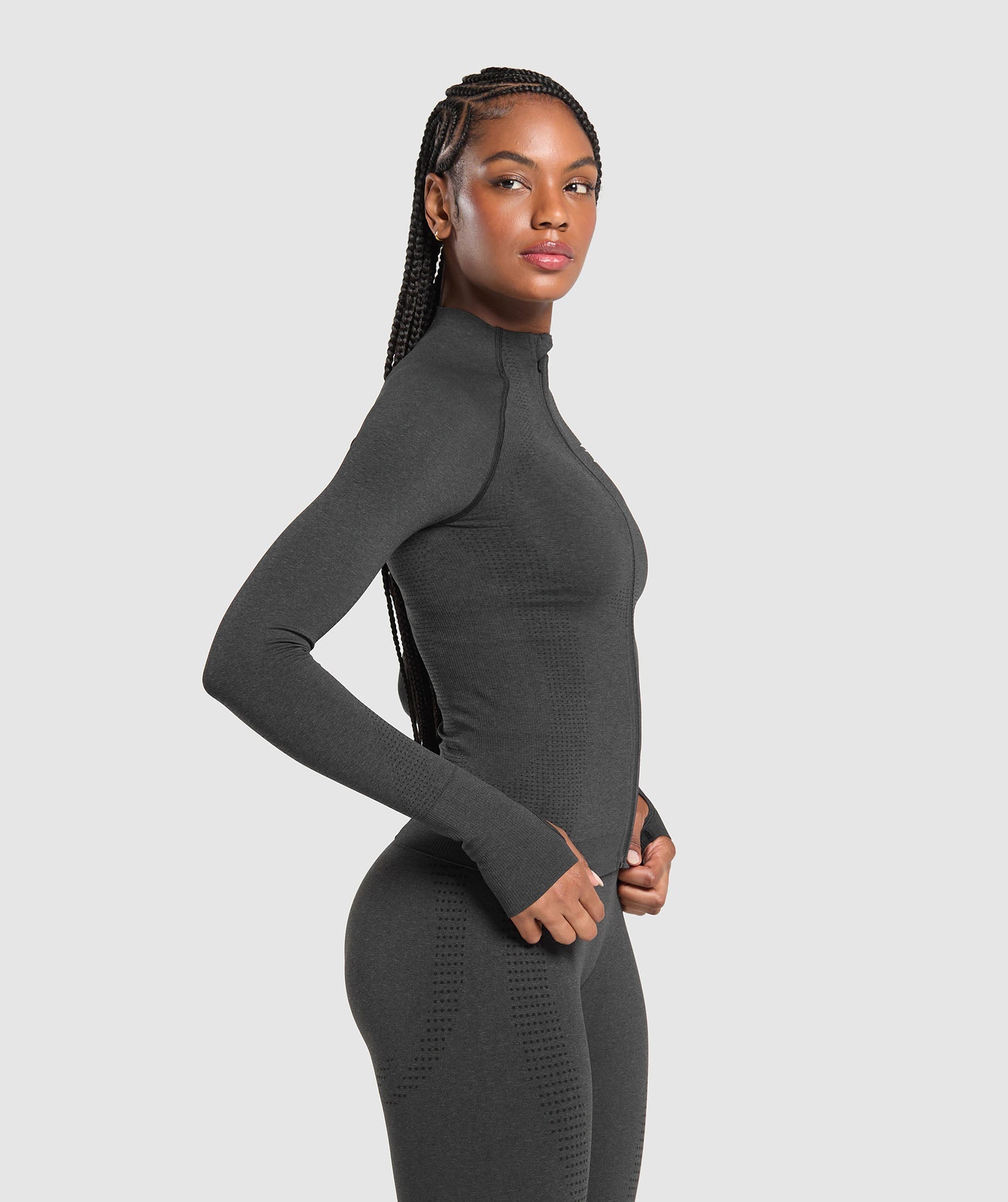 Vital Tight Tracktop Black Marl