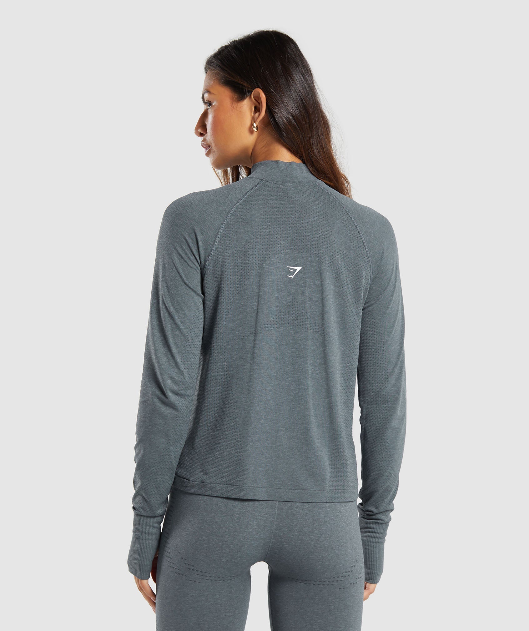 Vital 1/4 Zip Strong Grey/ Marl