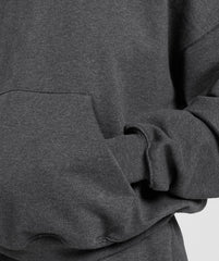 Rest Day Sweats 1/2 Zip Pullover Black Core Marl
