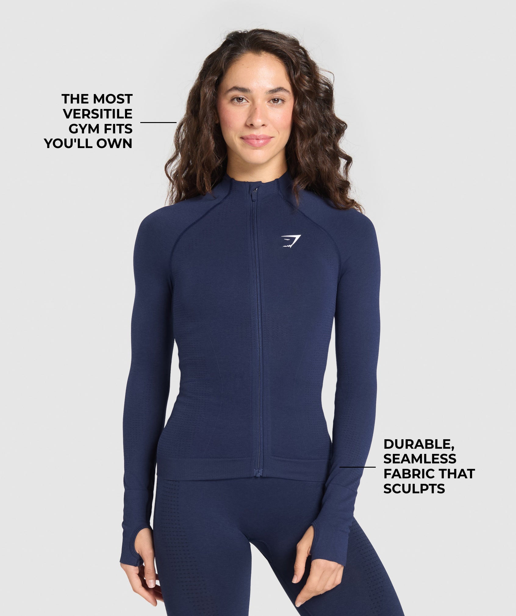 Vital Tight Tracktop Heavy Blue Marl