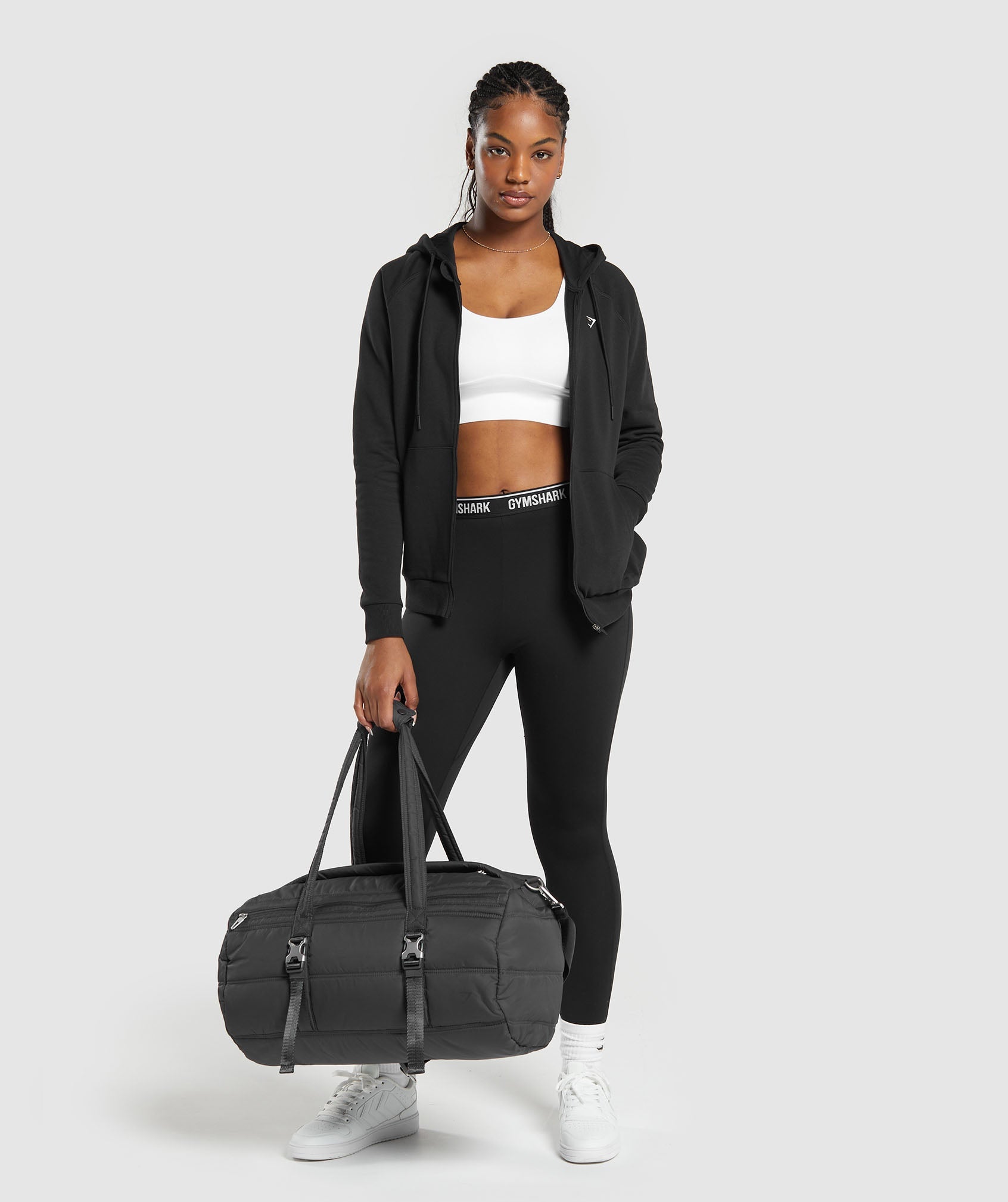 Training Fleece Zip Hoodie Black