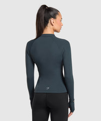 Running Full Zip Jacket Darkest Teal