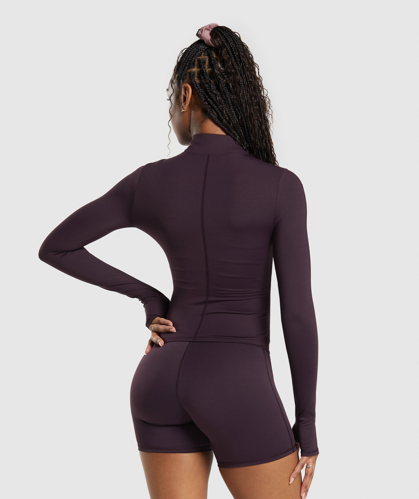 Elevate Tracktop Plum Brown