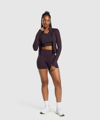 Elevate Tracktop Plum Brown