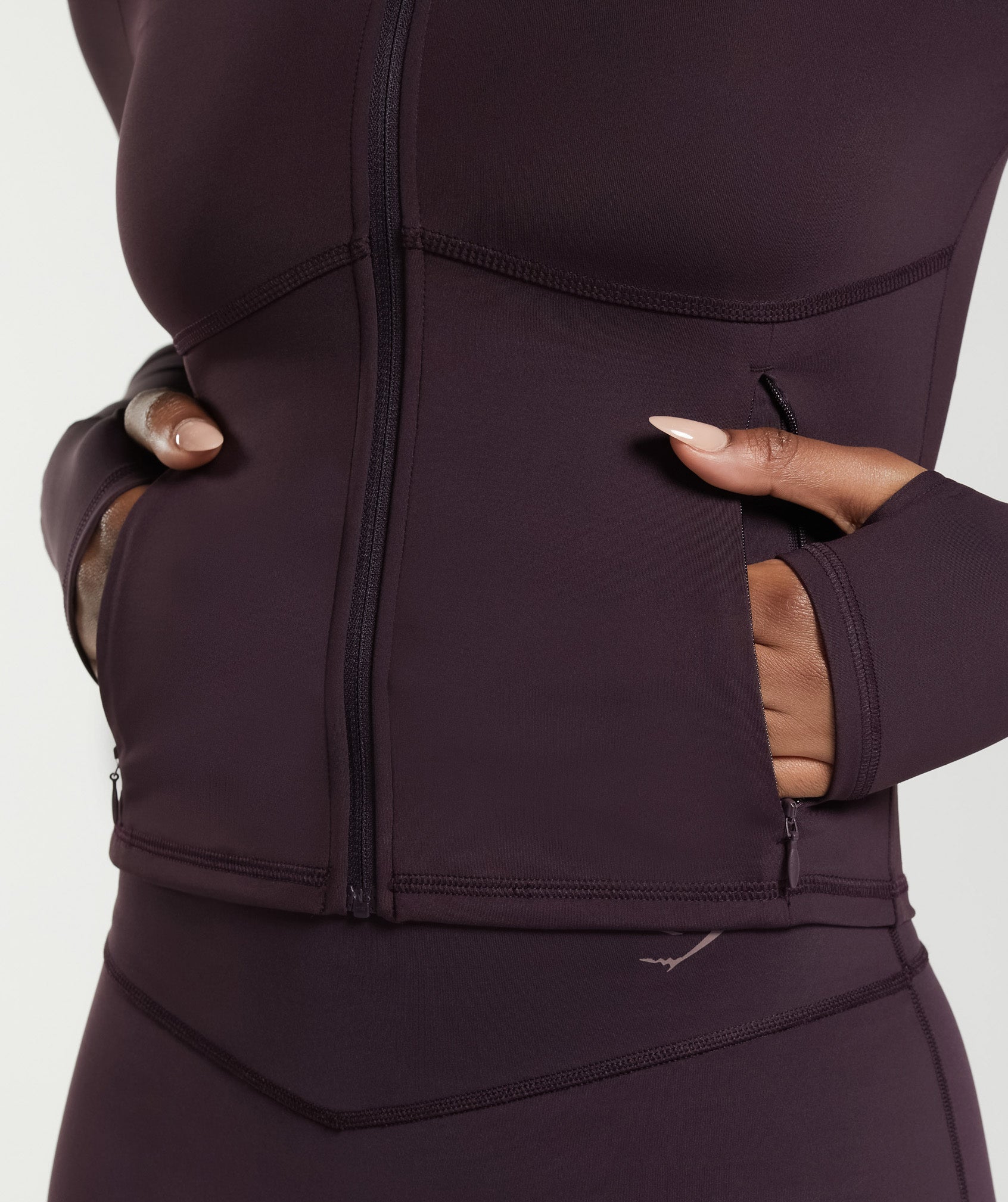 Elevate Tracktop Plum Brown