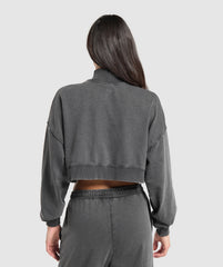 Whitney 1/4 Zip Black