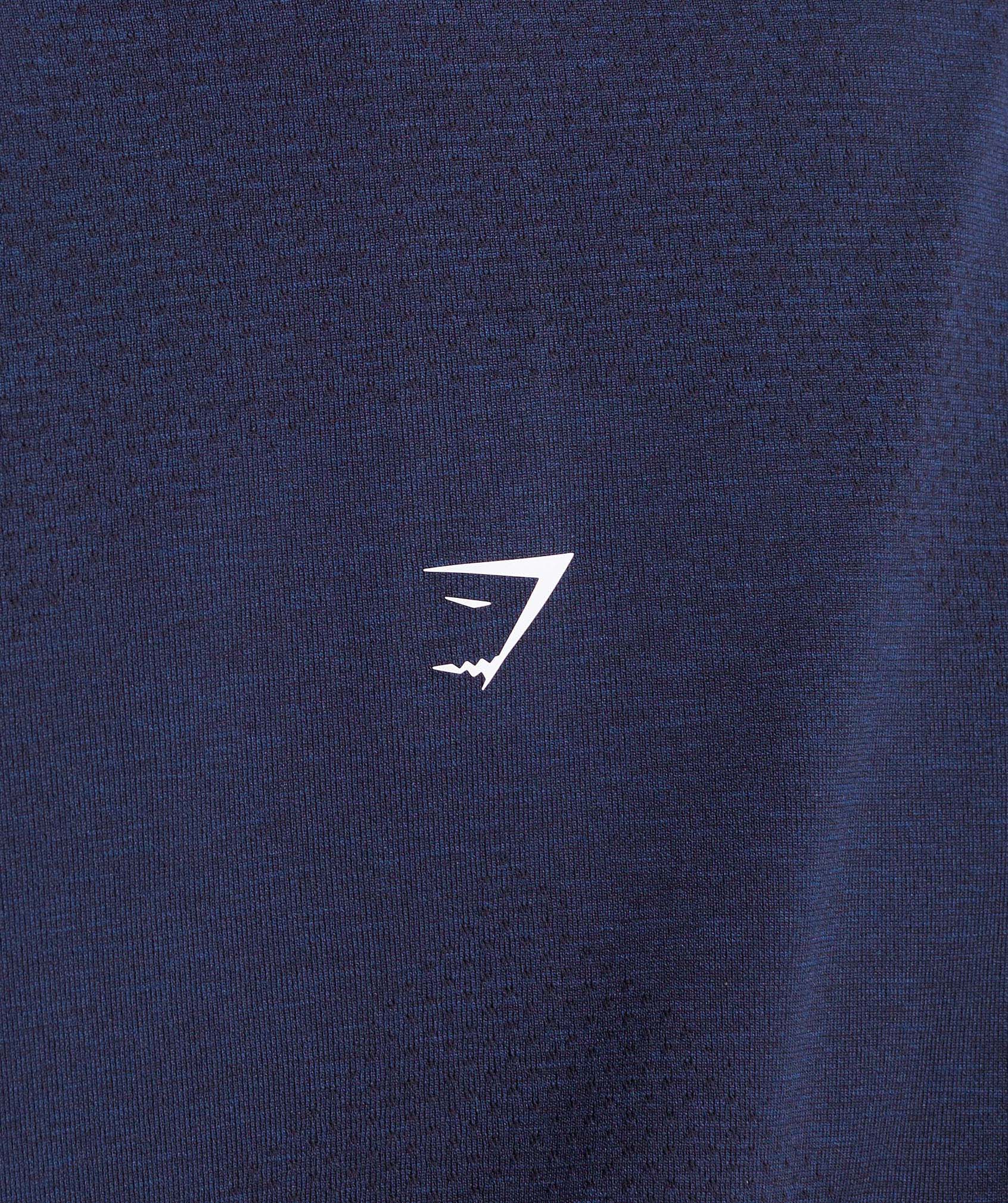 Vital 1/4 Zip Heavy Blue/ Marl