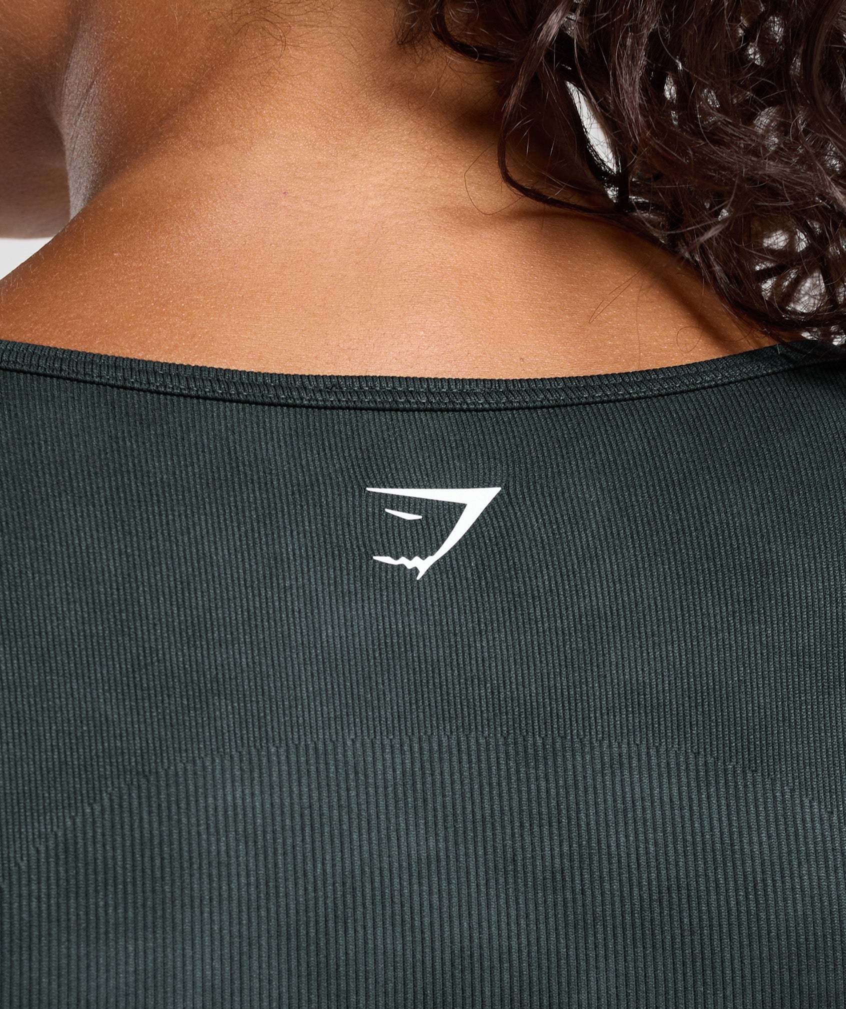 Gains Seamless Washed Zip Up Jacket Black