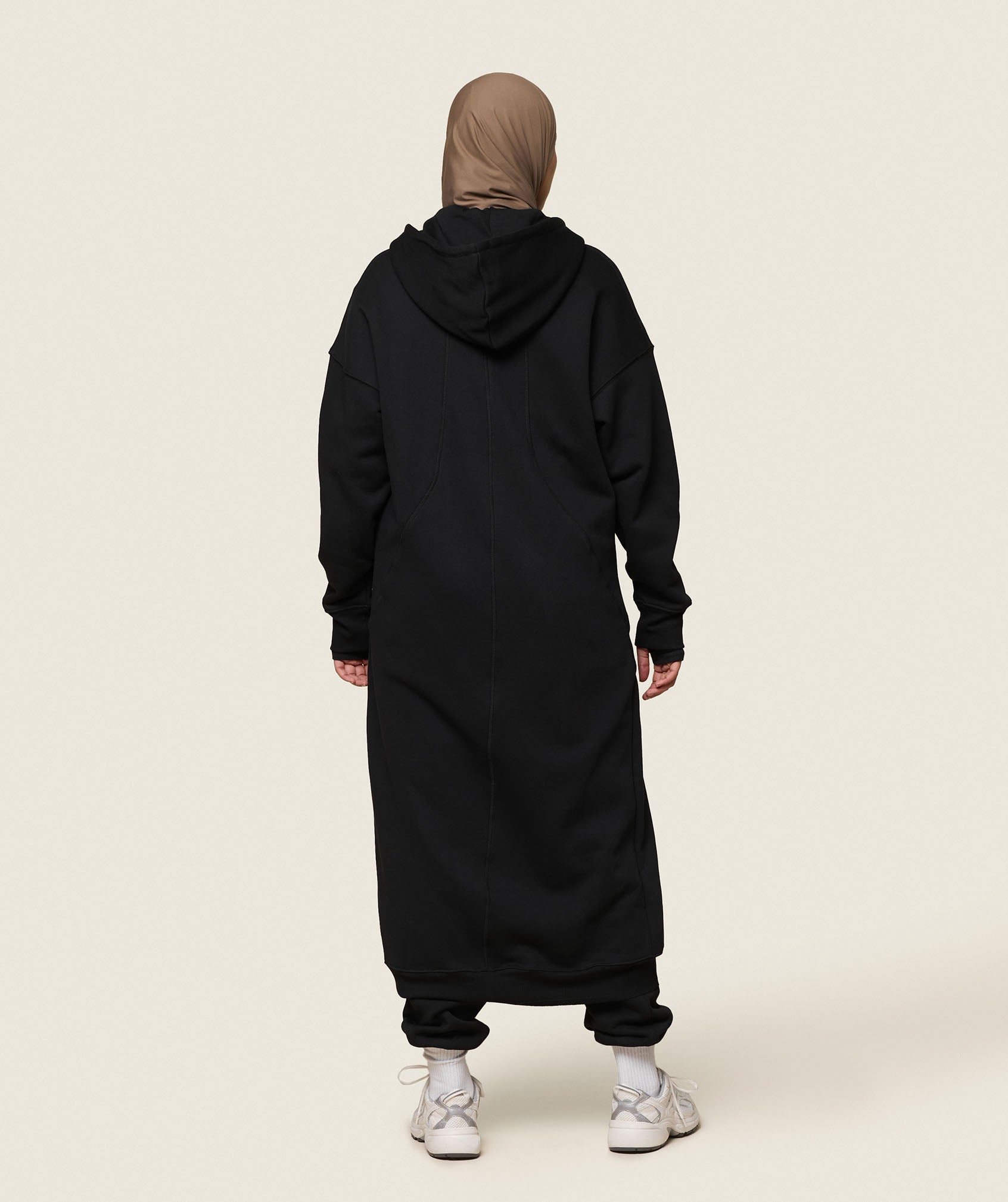 GS x Leana Deeb Oversized Longline Zip Through Black