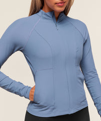 Conditioning Full Zip Jacket Worn Blue
