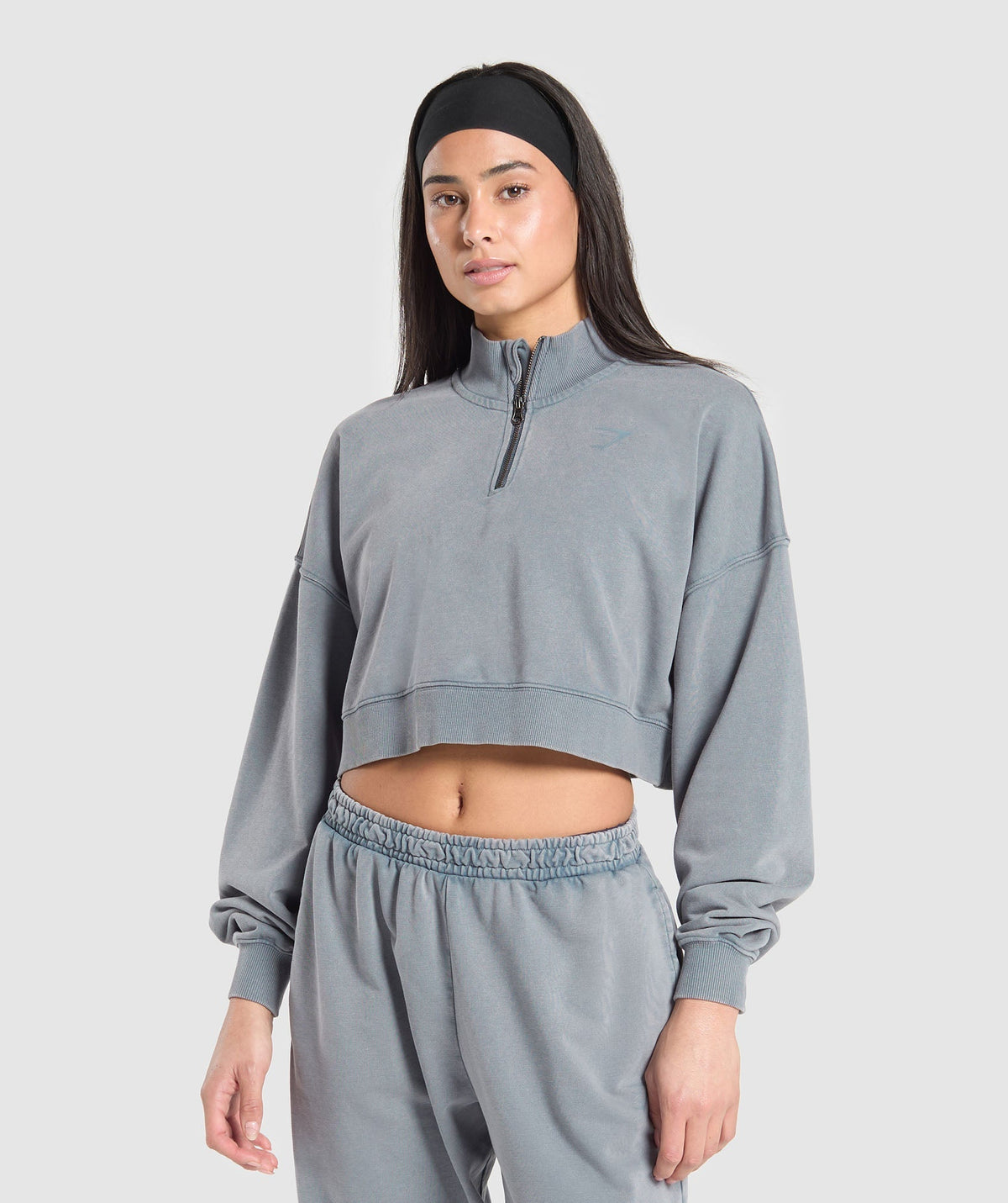 Whitney 1/4 Zip Iron Blue