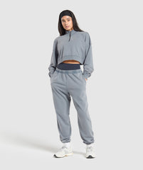 Whitney 1/4 Zip Iron Blue