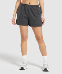 Rest Day Sweat Shorts Black Core Marl