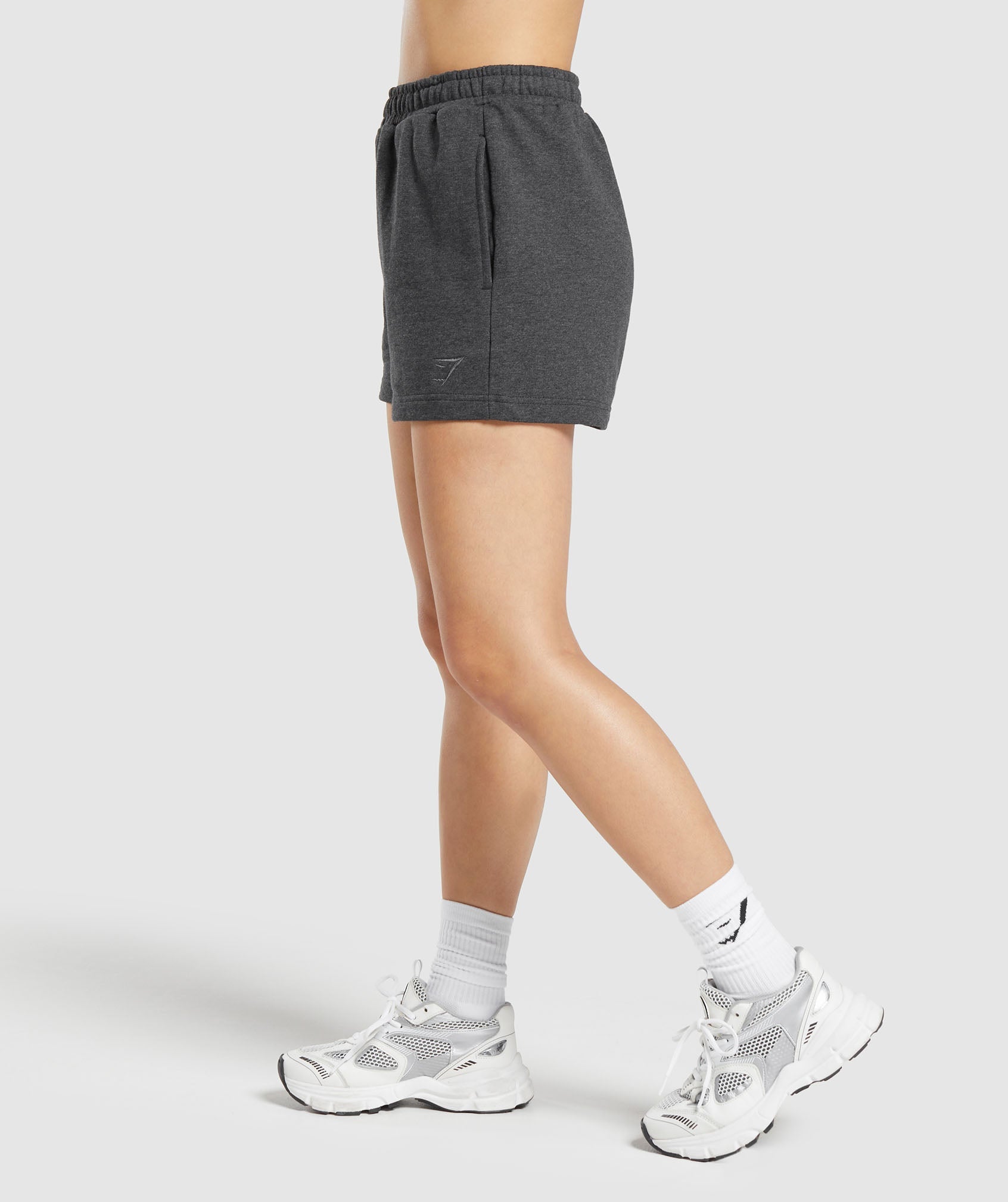 Rest Day Sweat Shorts Black Core Marl