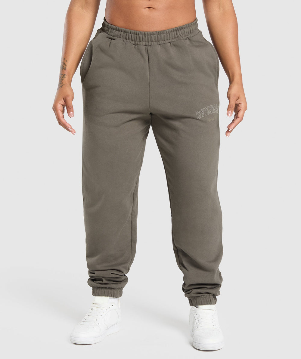 Campus Classics Graphic Joggers Camo Brown