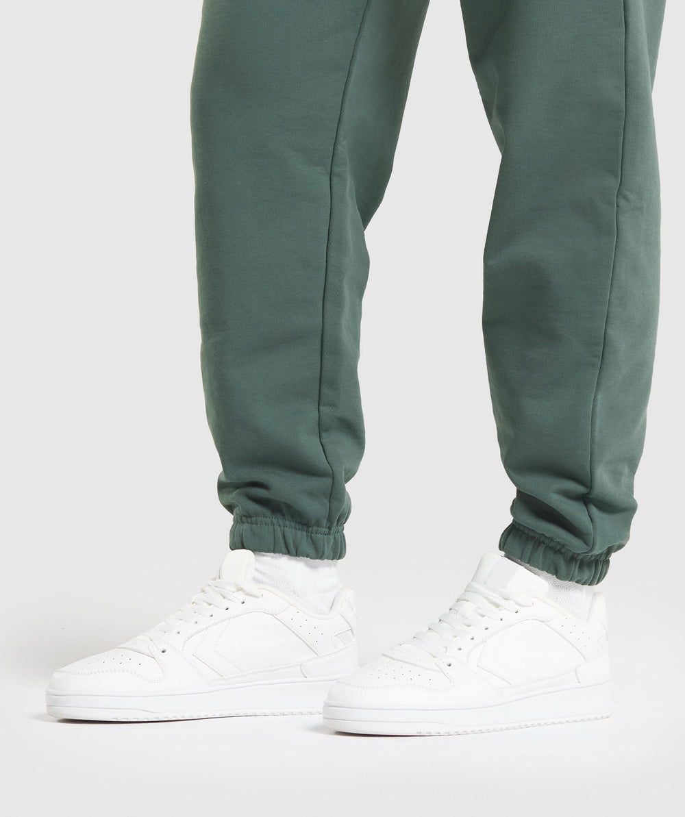 Lifting Graphic Oversized Joggers Slate Teal
