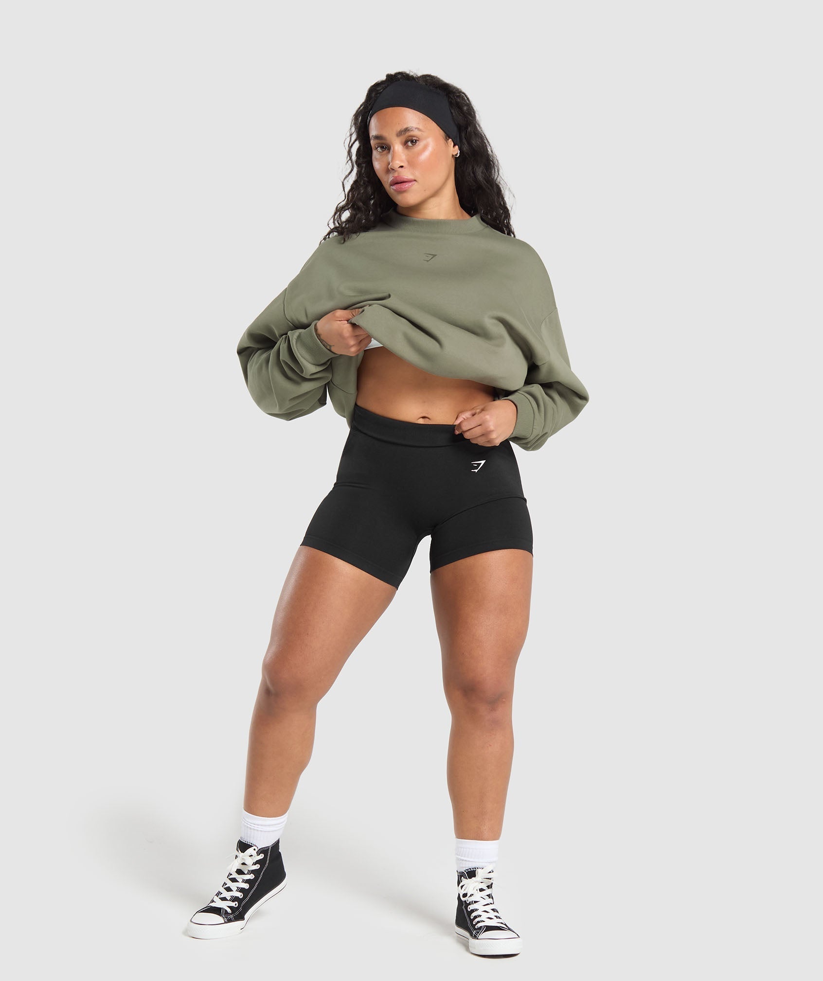 Two Strong Women Sweatshirt Base Green
