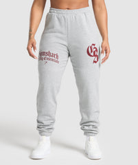 Lifting Essentials Oversized Joggers Light Grey Core Marl