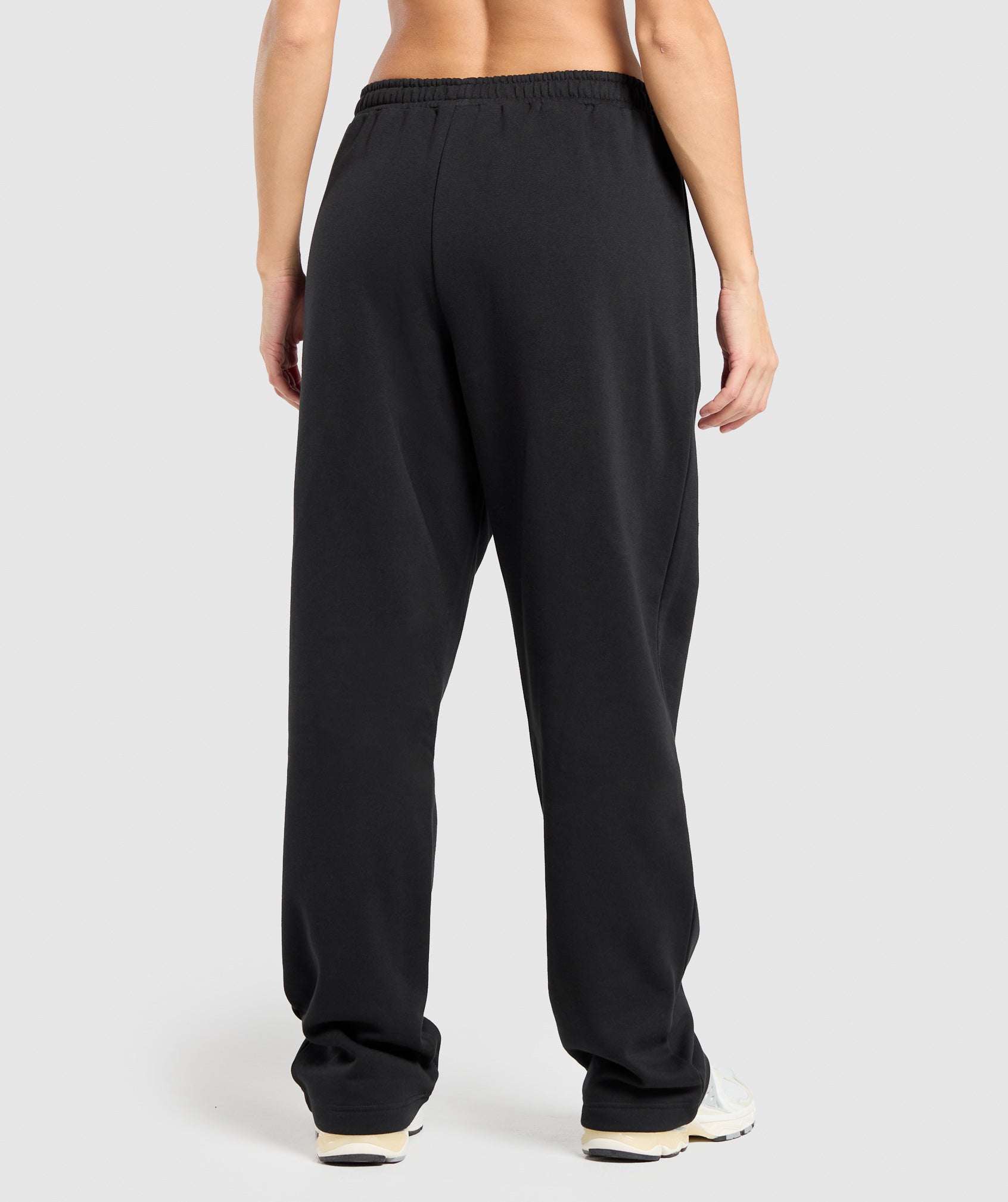 Training Fleece Straight Leg Joggers Black