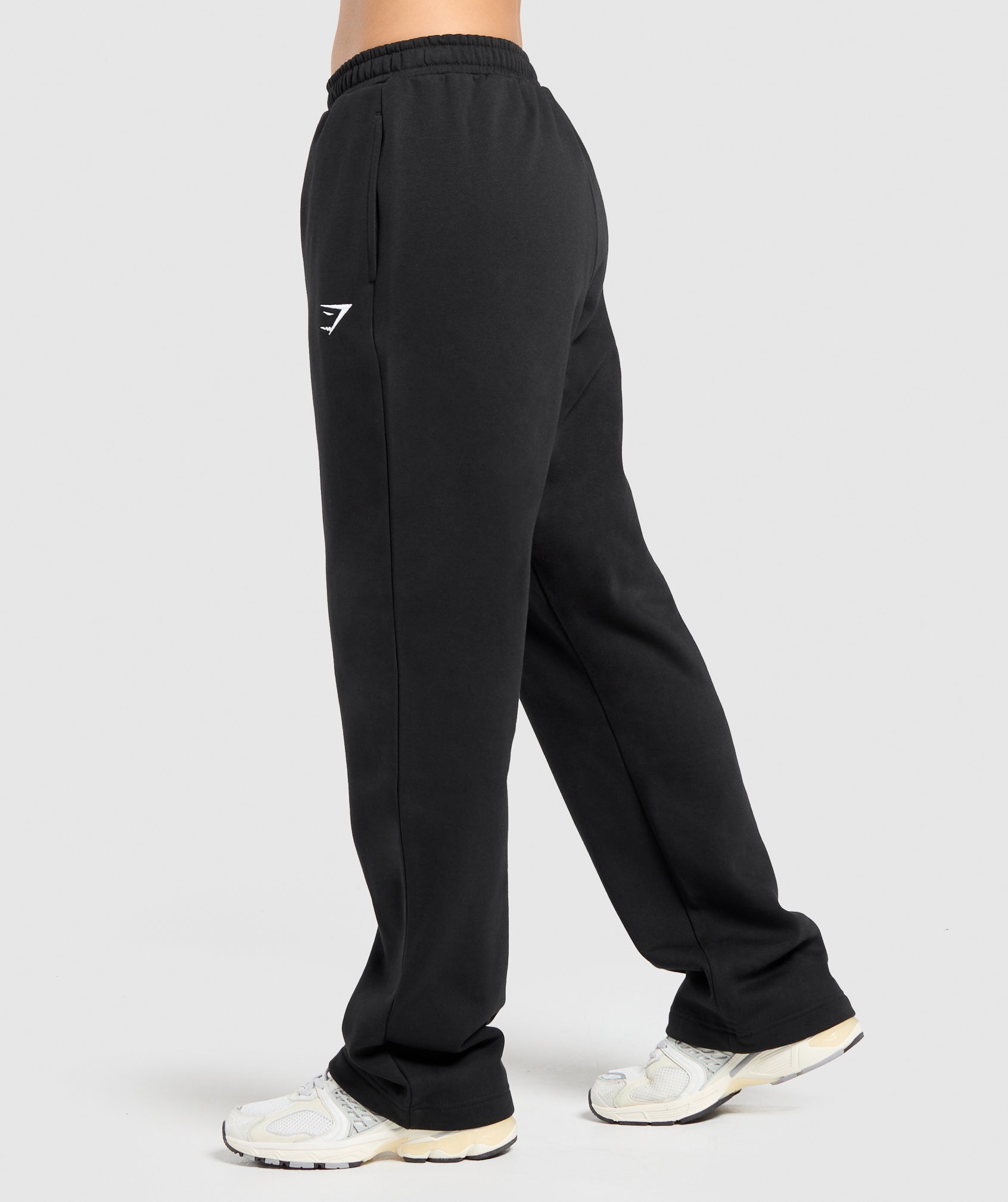 Training Fleece Straight Leg Joggers Black