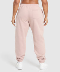 Campus Classics Graphic Joggers Muted Pink