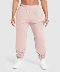 Campus Classics Graphic Joggers Muted Pink