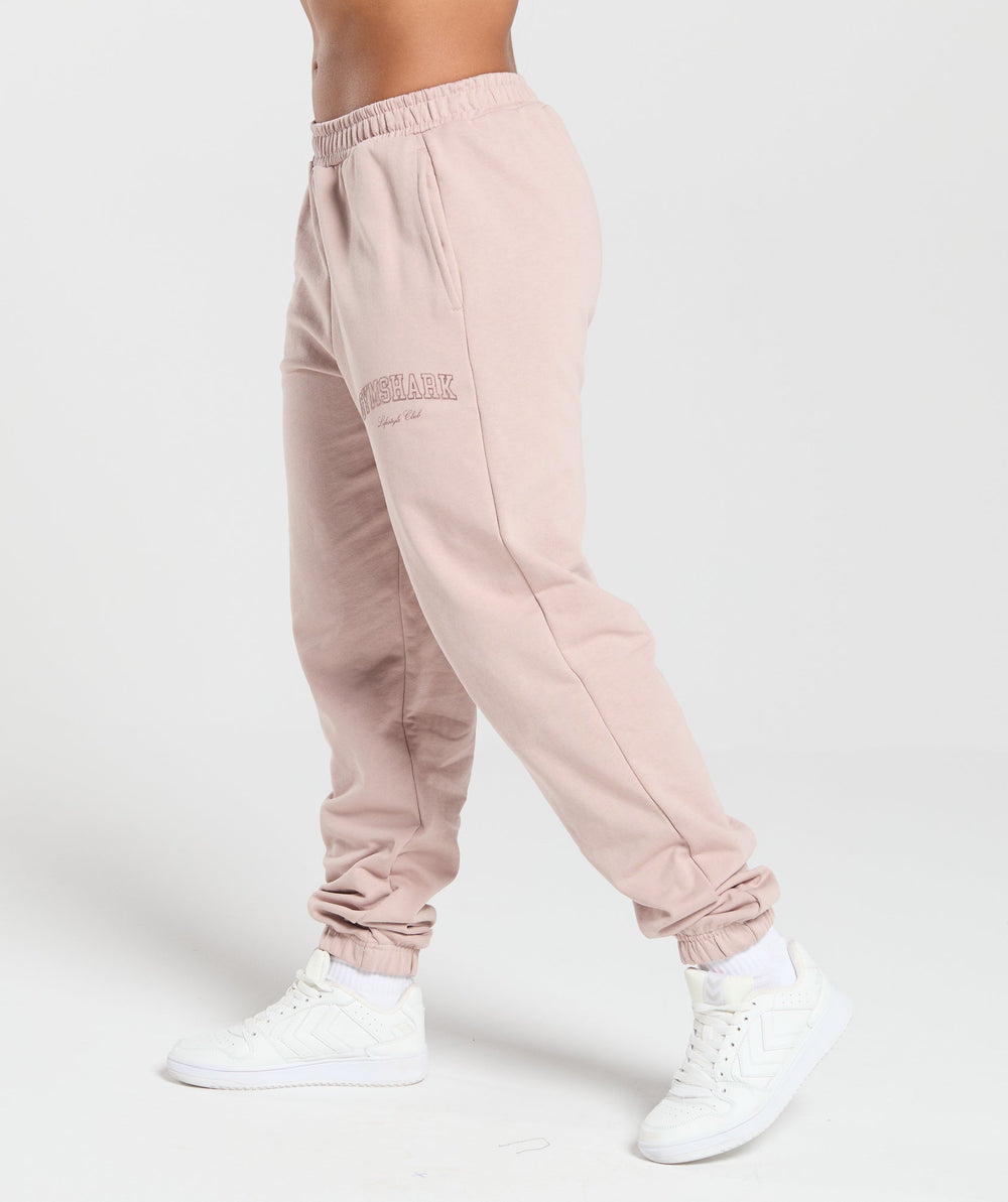 Campus Classics Graphic Joggers Muted Pink