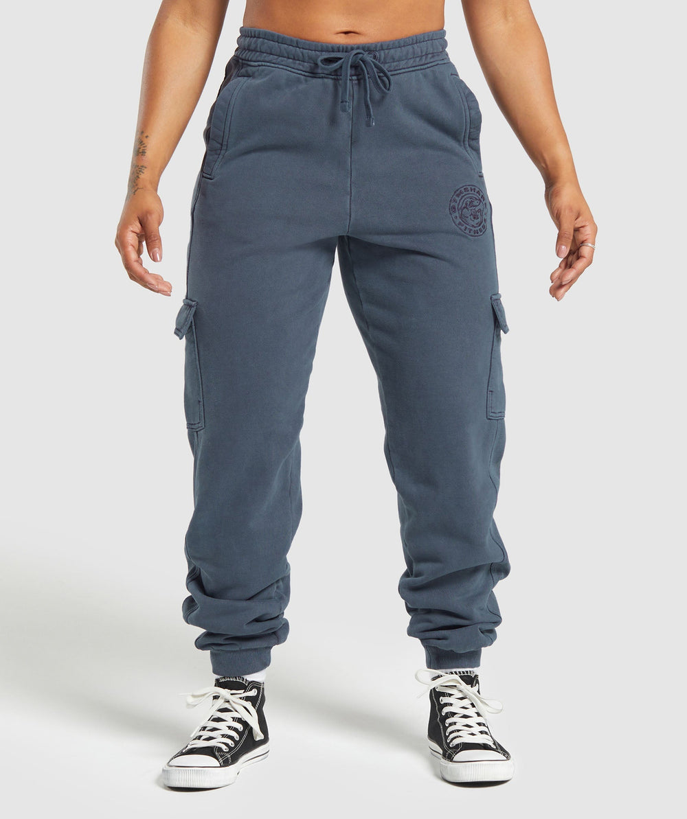 Premium Legacy Joggers Heavy Blue