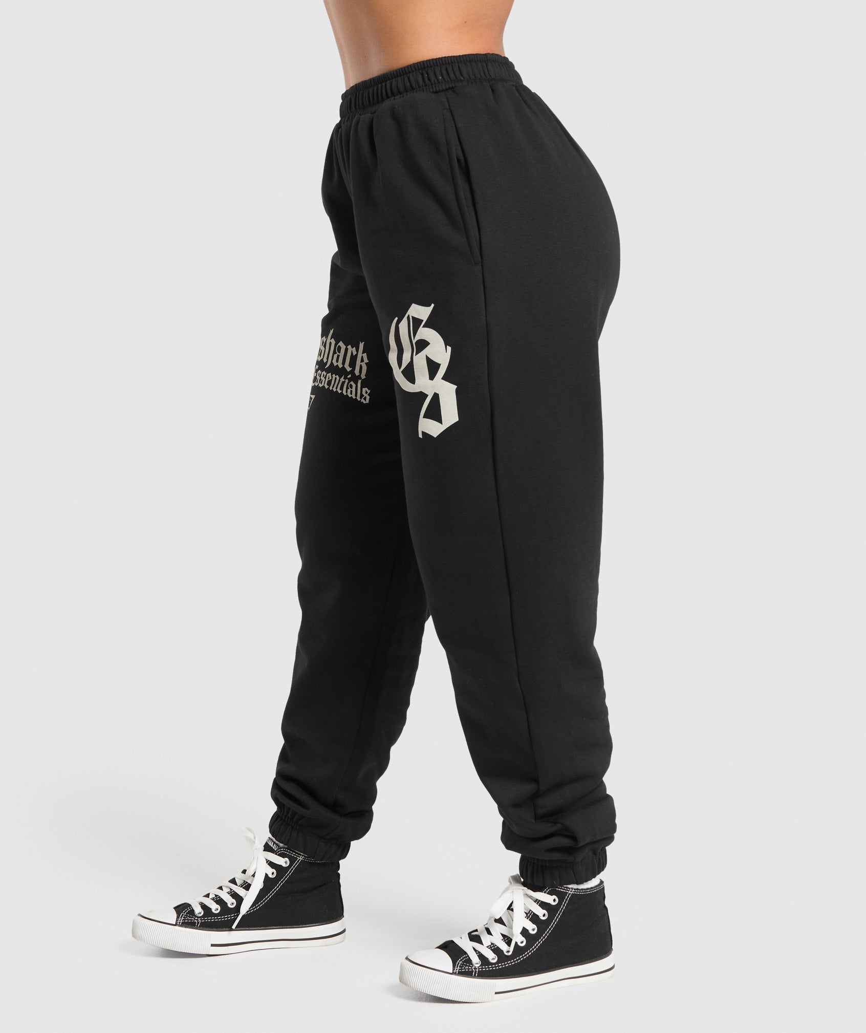 Lifting Essentials Oversized Joggers Black