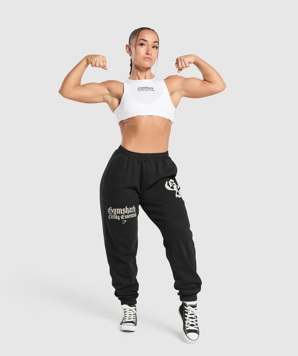 Lifting Essentials Oversized Joggers Black