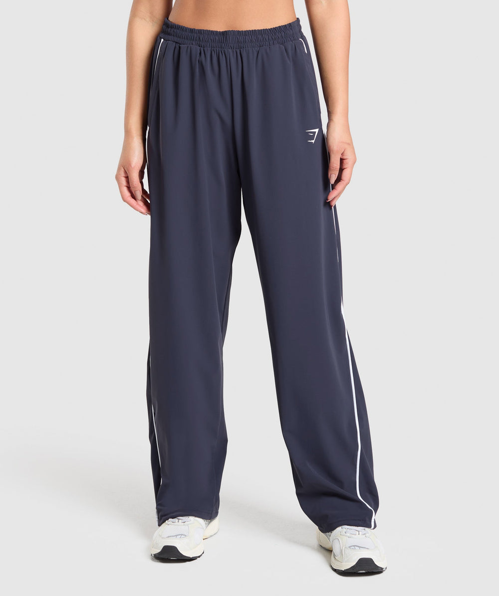 Stitch Feature Woven Pants Heavy Blue