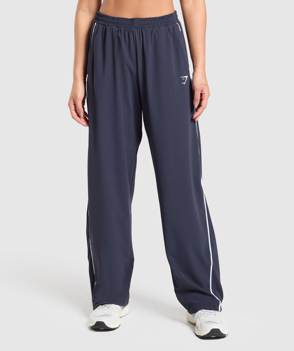 Stitch Feature Woven Pants Heavy Blue
