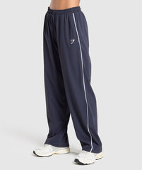 Stitch Feature Woven Pants Heavy Blue