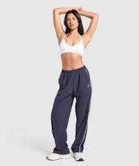 Stitch Feature Woven Pants Heavy Blue