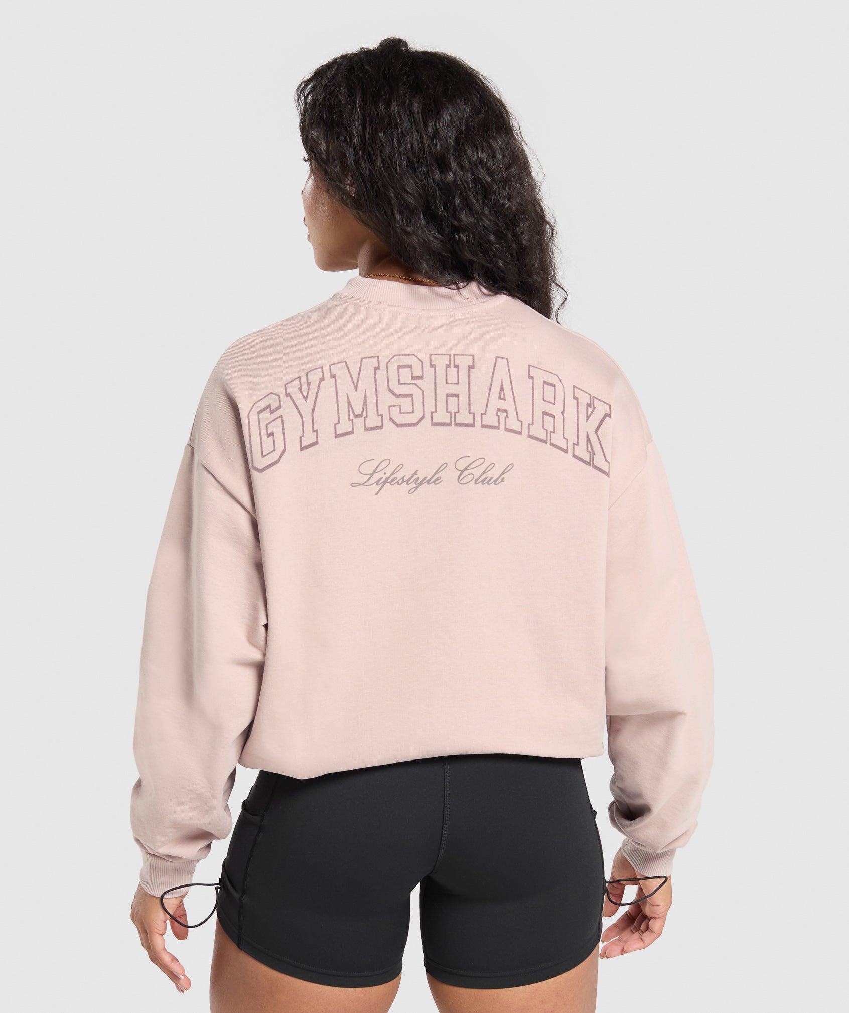 Campus Classics Graphic Sweatshirt Muted Pink