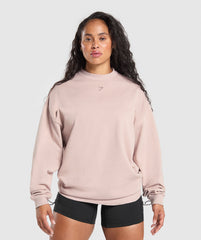 Campus Classics Graphic Sweatshirt Muted Pink