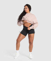 Campus Classics Graphic Sweatshirt Muted Pink