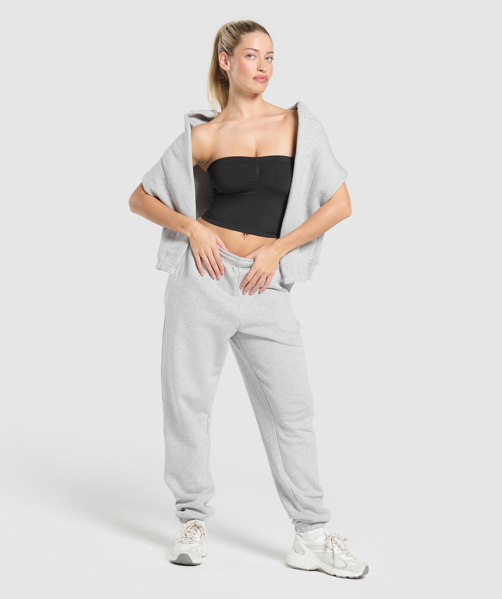Everyday Seamless Midi Tube Top Black