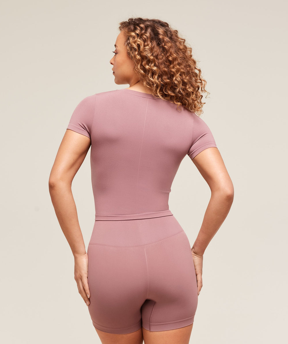 Soft Sculpt Midi T-Shirt Calm Pink